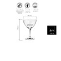 Kieliszek do martini Classic Cocktails Optic, 250ml