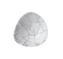 Miska trójkątna Studio Prints Kintsugi Agate Grey 185 mm