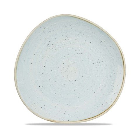 Talerz płytki o organicznym kształcie Stonecast Duck Egg Blu 286 mm