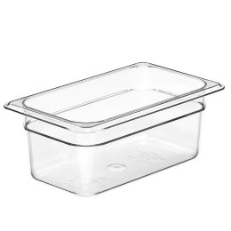 Pojemnik z poliwęglanu Camwear GN 1/4, 2,5 l, o wym. 265x162x100 mm, Cambro