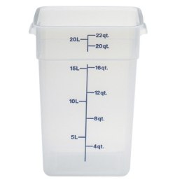 Przezroczysty pojemnik polipropylenowy CAMSQUARE® 20,8 l, Cambro