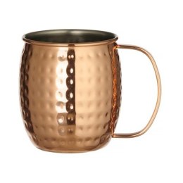 Kubek Moscow Mule młotkowany, miedź, 500ml,ø97x(H)100mm, Bar Up