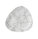 Talerz trójkątny Studio Prints Kintsugi Agate Grey 265 mm