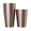 Shaker tin tin Diamond Lattice, antyczna miedź, Barfly, 830/530ml