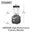 Blender kuchenny Expeditor HBF600R-CE 1,8l, Hamilton Beach Commercial